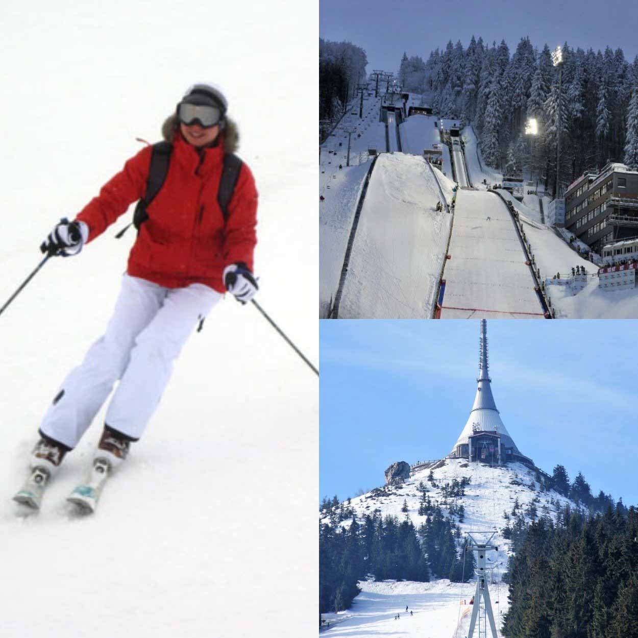 Любители зимы могут кататься на лыжах в Чехии