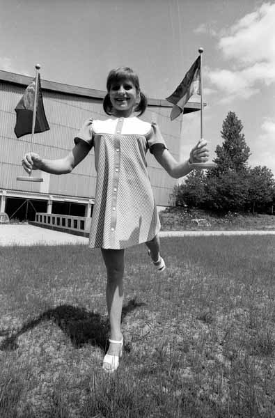 Во втором классе Ольга Корбут открыла гимнастику.