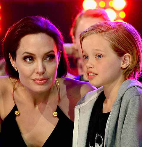 Анджелина Джоли с дочерью Шило