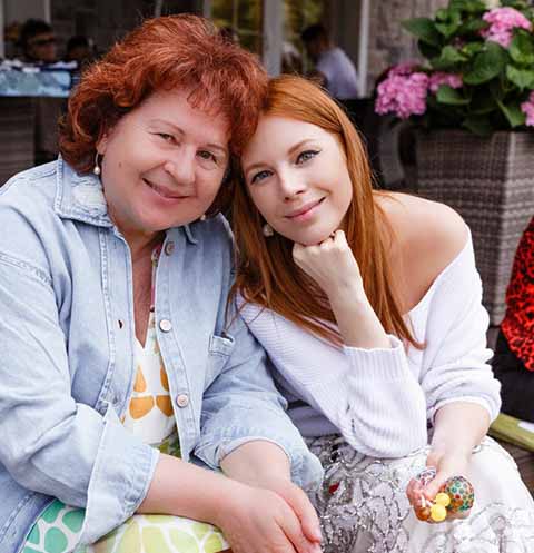 Наталья Подольская с мамой Ниной Антоновной