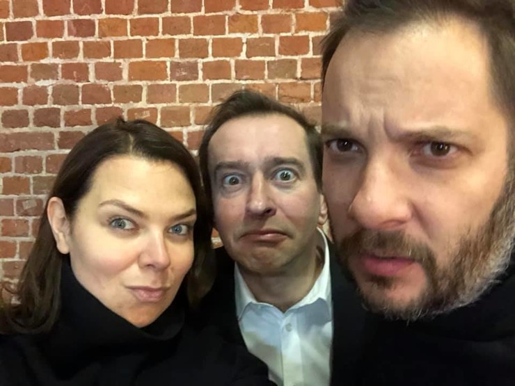 Алена Мешкова, Константин Хабенский и Александр Цыпкин