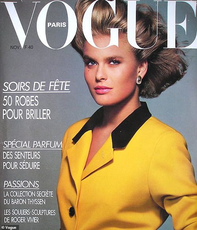 Прекрасная девушка: она изображена на обложке парижского Vogue в 1990-х.