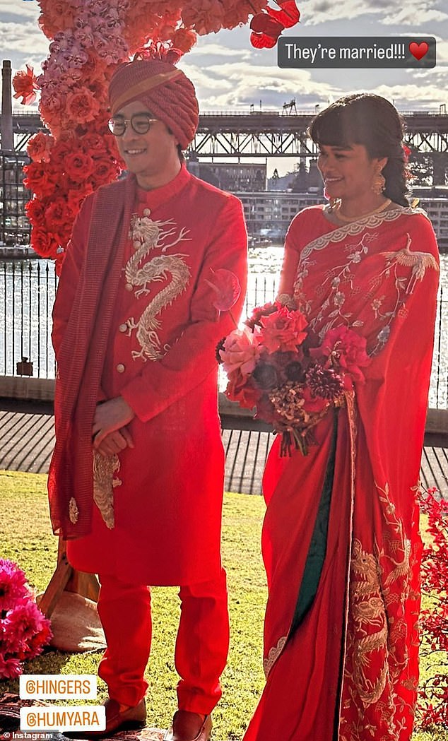 Новая звезда проекта Майкл Хинг женится на своей невесте Хум Махбуб на традиционной бенгальской свадьбе в Сиднее.
