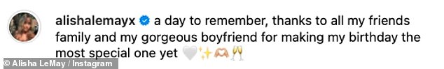 Все еще близко?  Ранее на этой неделе она почтила память своего «крутого» бойфренда Джермейна.