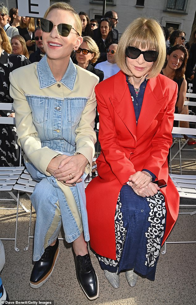 «Дьявол носит Prada»: Кейт заняла свое место рядом со знаменитой иконой моды Анной Винтур