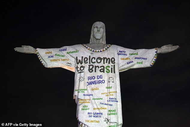 Бразилия зажгла статую Христа-Искупителя в знак приветствия Тейлор Свифт перед ее концертом в турне Rio Eras Tour