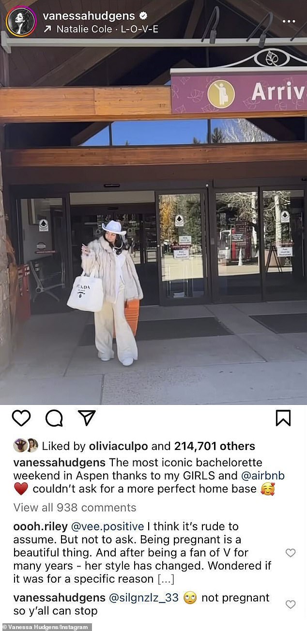Еще в октябре актриса Princess Switch опровергла слухи о беременности после того, как подписчики в Instagram спросили, ждет ли она ребенка.