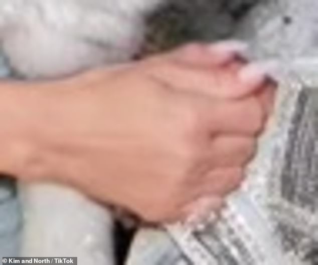 Поклонники быстро активизировали свои социальные сети и отметили, что на изображении создается впечатление, будто у Ким на правой руке два больших пальца.
