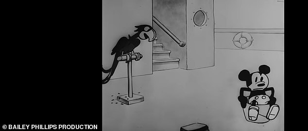 В трейлере даже присутствует оригинальный мультфильм «Пароходик Вилли», который проецируется на экран, прежде чем убийца приступит к действию.