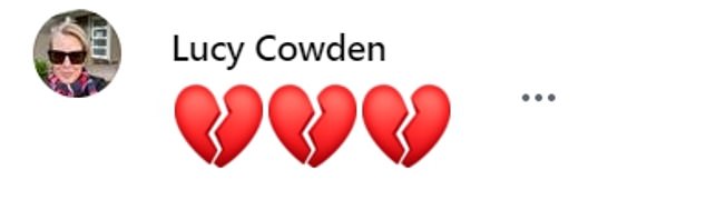 Актриса сериала «Соседи» Люсинда Кауден прокомментировала серию смайликов с разбитым сердцем.