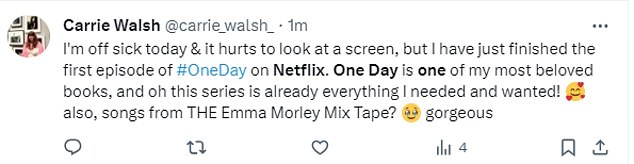 Один фанат сказал после просмотра шоу: «Можем ли мы сейчас поговорить о версии #OneDay для Netflix?»  Я никогда в жизни так не плакала на концерте.  Я любил каждую минуту'