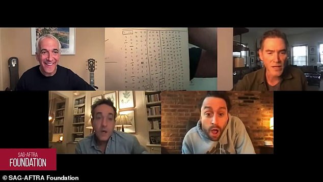 «Это похоже на психо-первую букву каждого слова», — объяснил Паскаль, поскольку Калкин был явно шокирован этим, в то время как Билли Крудап пытался это понять.