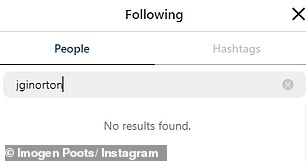 Пара также, похоже, отписалась друг от друга в социальных сетях, и Имоджин не входит в число тех, кому нравятся недавние посты Нортона в Instagram о фильме.