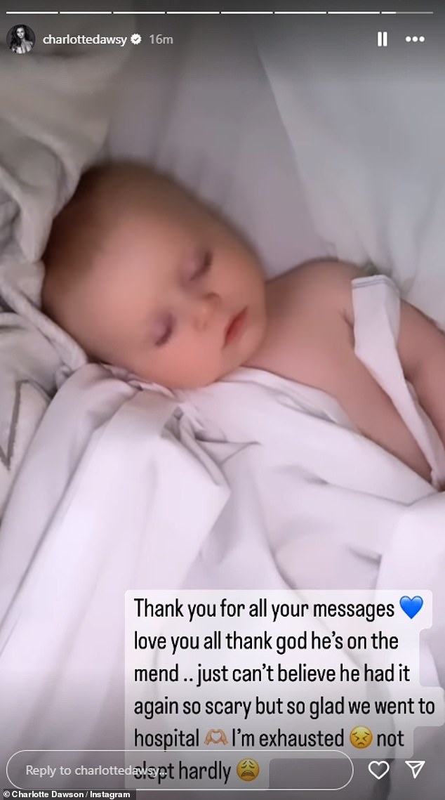 Позже Шарлотта зашла в Instagram, чтобы поделиться видео с Джудом и написала: «Спасибо за все ваши сообщения, люблю вас всех, слава Богу, он идет на поправку».