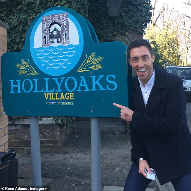 Росс Адамс также решил покинуть Hollyoaks после девяти лет работы в сериале, сообщив об этом в обновлении Instagram.