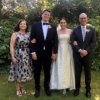 Дэвид Кох собирается снова стать дедушкой, поскольку его дочь Джорджи и ее муж Алекс Меркель (оба на фото с Дэвидом и его женой Либби) ждут своего первого ребенка.