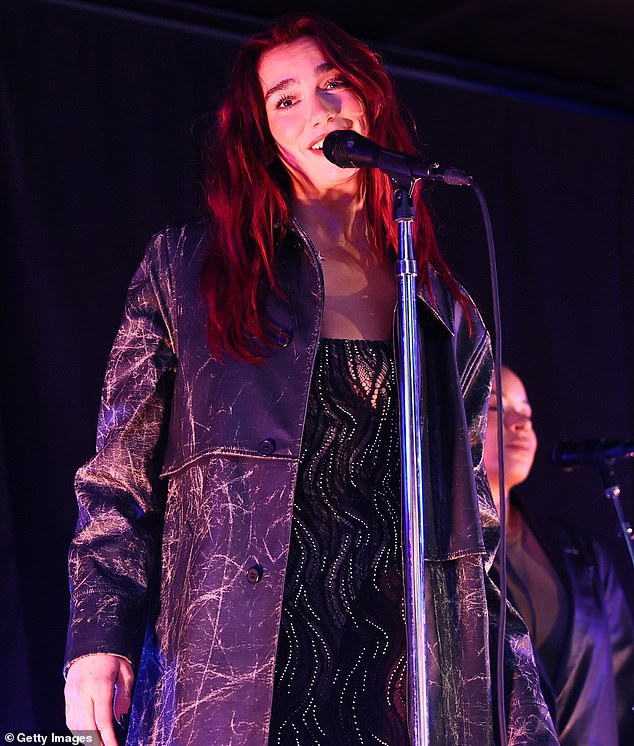 Хитмейкер, которая была одновременно ведущей и музыкальным гостем нового эпизода Saturday Night Live, во время выступления на сцене носила частично прозрачное платье с глубоким вырезом.