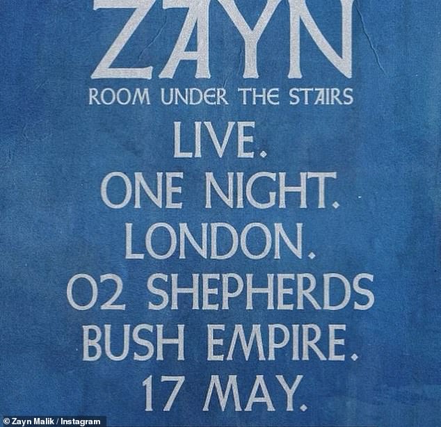 Зейн поделился захватывающей новостью в преддверии выхода своего четвертого альбома Room Under The Stairs, который также выйдет 17 мая.