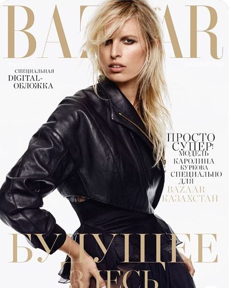 Куркова появилась на обложке журнала Harper's Bazaar в марте 2016 года.