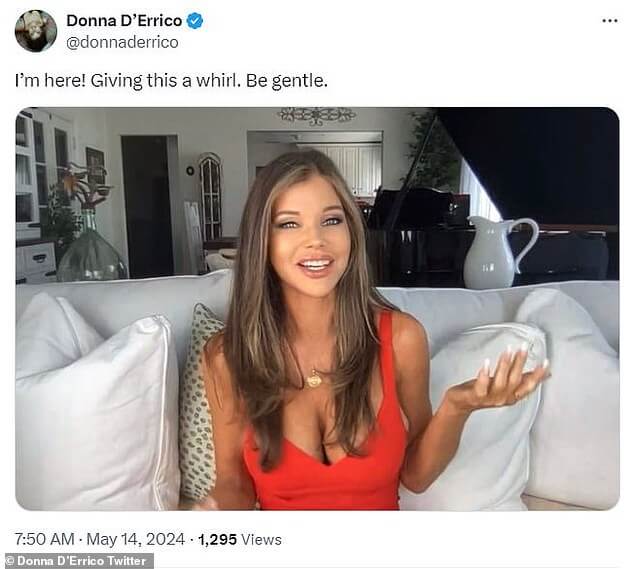 Донна Д’Эррико, 56 лет, объявляет, что присоединилась к X, поскольку ветеринар Спасателей Малибу просит фанатов «быть нежными»… после того, как ее раскритиковали за ее посты в Instagram