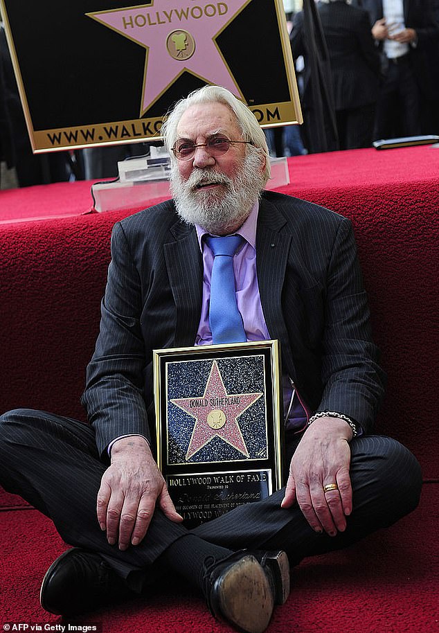 Сазерленд был увековечен, когда ему была удостоена звезды на Аллее славы в Голливуде, Калифорния, 26 января 2011 года.