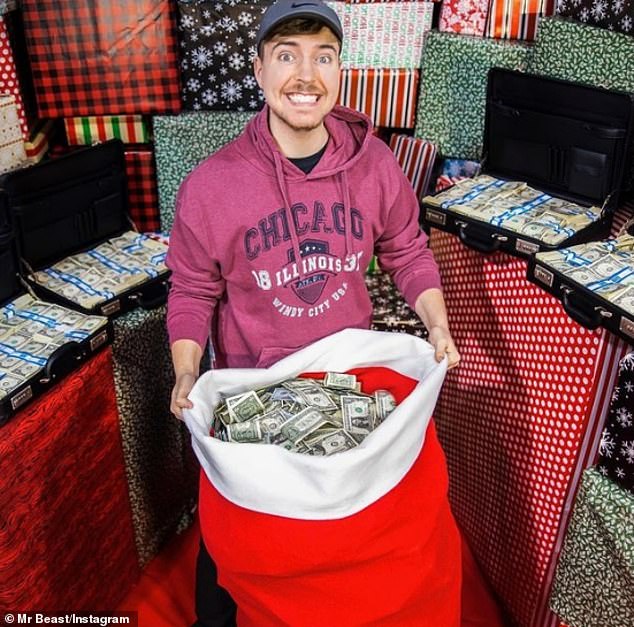 Большая часть подарков MrBeast финансируется за счет сделок с брендами и доходов от рекламы.