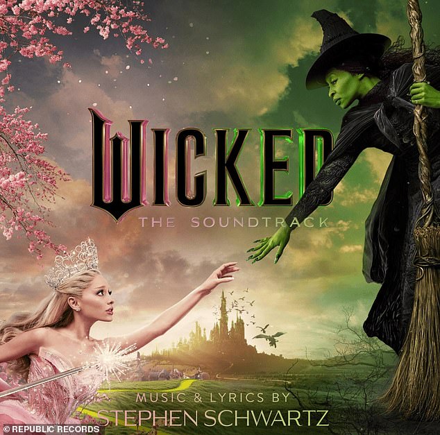 Поклонники также могут оформить предзаказ Wicked: The Soundtrack, включающий все 11 песен из первого акта, в среду перед его официальным релизом 22 ноября.