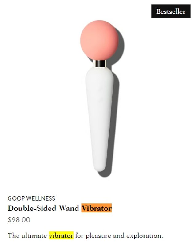 Вибратор Double-Sided Wand от GOOP Wellness стоит 98 долларов.