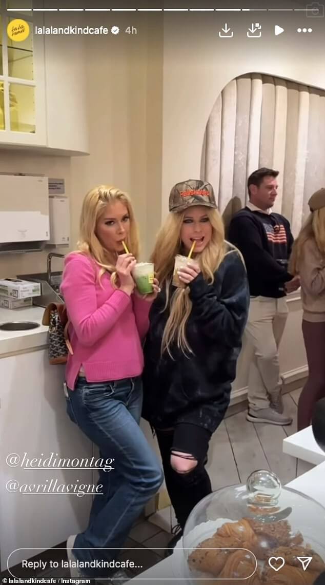 Хайди Монтэг и Спенсер Пратт заставили Аврил Лавин помог поощрять сбор средств для поддержки жертв пожарного в Лос -Анджелесе