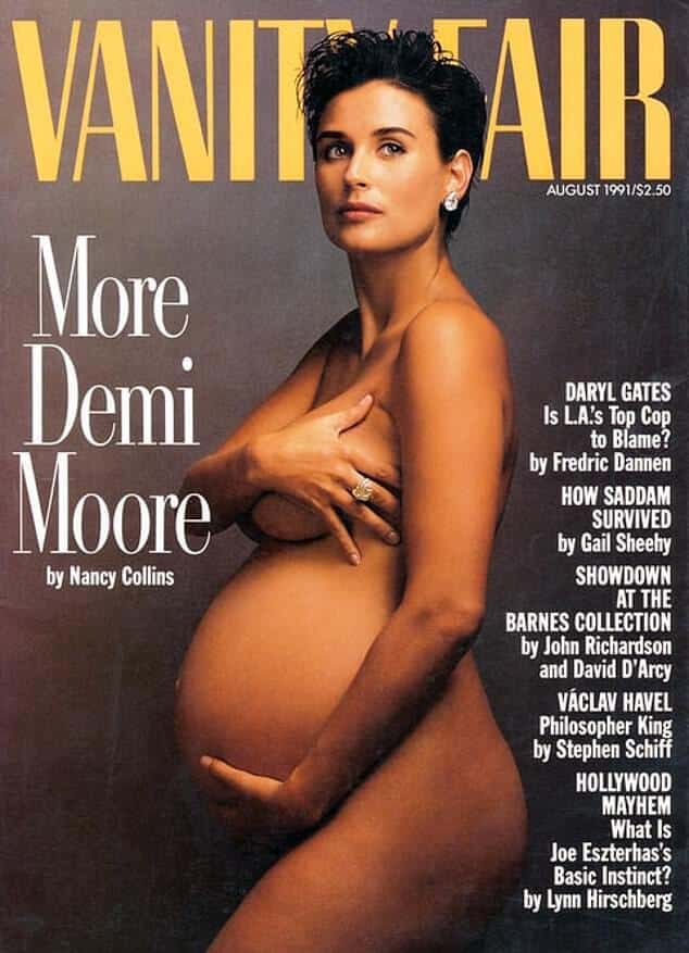 Знаменитая обнаженная обложка Vanity Fair 1991 года с Деми Мур взорвала бы Интернет, поскольку мы оглядываемся назад на то, как звезда всегда прокладывала себе путь в качестве голливудской иконы.