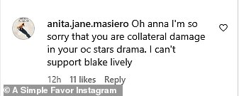 А пользовательница Instagram @anita.jane.masiero прокомментировала: 