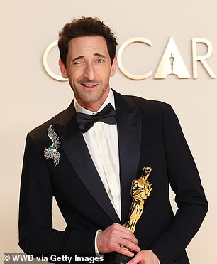 Эдриен Броуди обошел Тимоти Шаламета в номинации 