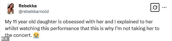 Это потрясающее выступление оставило некоторых зрителей в шоке, а один отец сказал, что он 