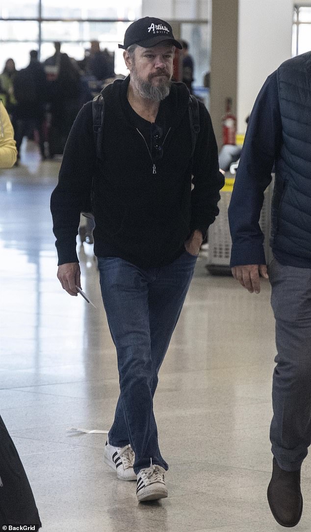 Мэтт Дэймон, прибывший в четверг в Грецию на съемки новой экранизации