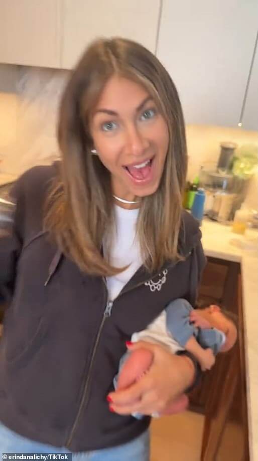 Эрин Личи дала отпор критикам, которые ставят под сомнение ее материнские способности после того, как зрители высказали свое беспокойство по поводу того, как она держит своего ребенка на видео в TikTok.